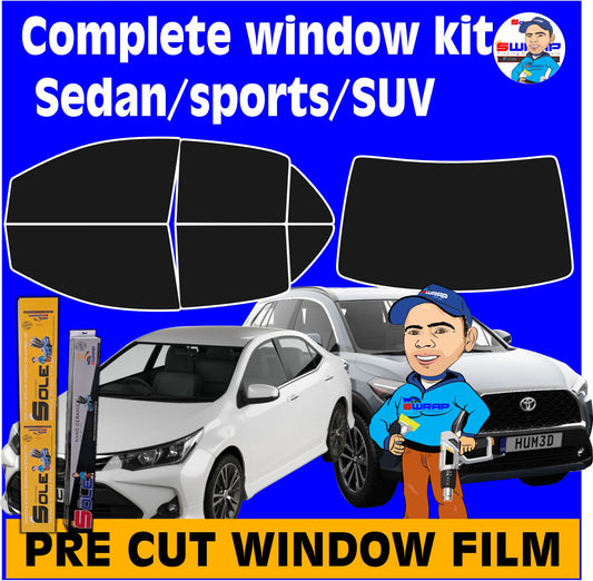 Pre-cut/Ncarbon  Complete Kit  Window