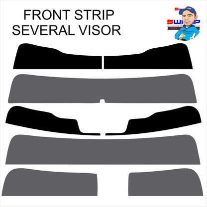 FRONT STRIP SEVERAL VISOR