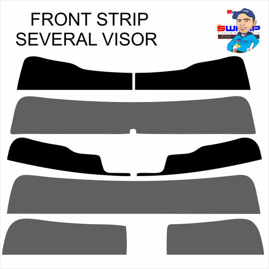 FRONT STRIP SEVERAL VISOR